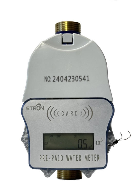 NB-IOT Truyền thông Máy đo nước thông minh để truyền thông Kiểm soát van tự động 0-40 C Máy đo nước lạnh