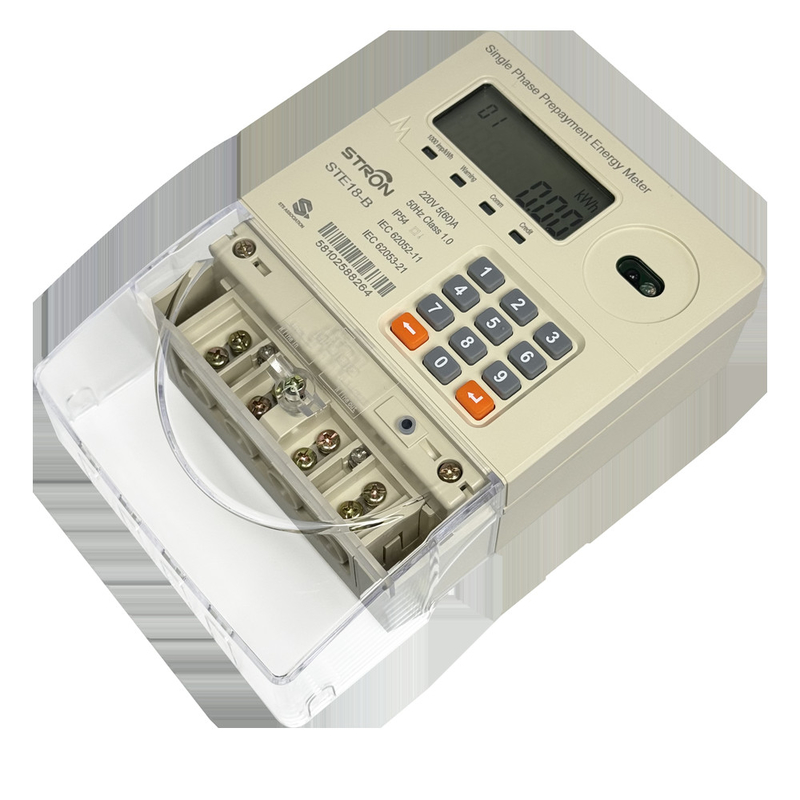 2025 STS loại mới một pha với bàn phím Smart Prepaid Meter