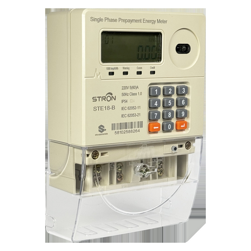 2025 STS loại mới một pha với bàn phím Smart Prepaid Meter