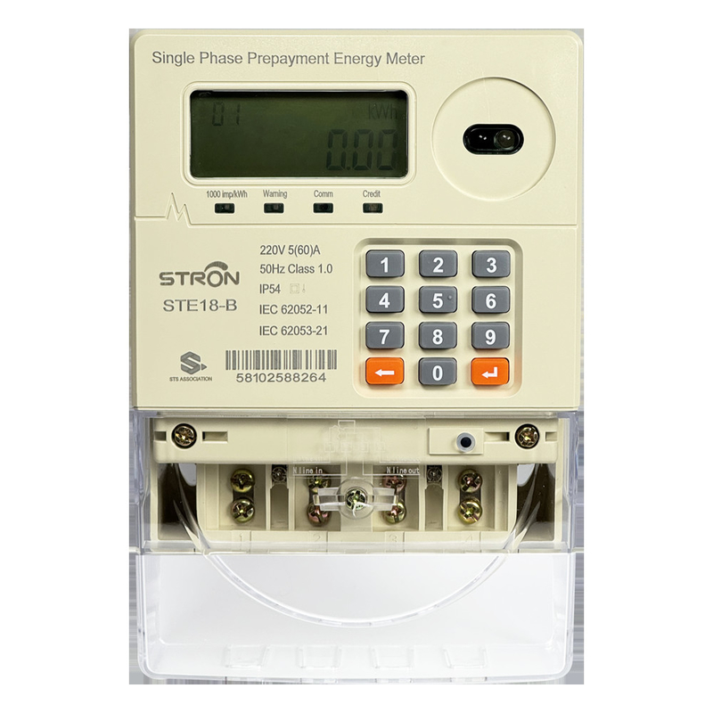 2025 STS loại mới một pha với bàn phím Smart Prepaid Meter