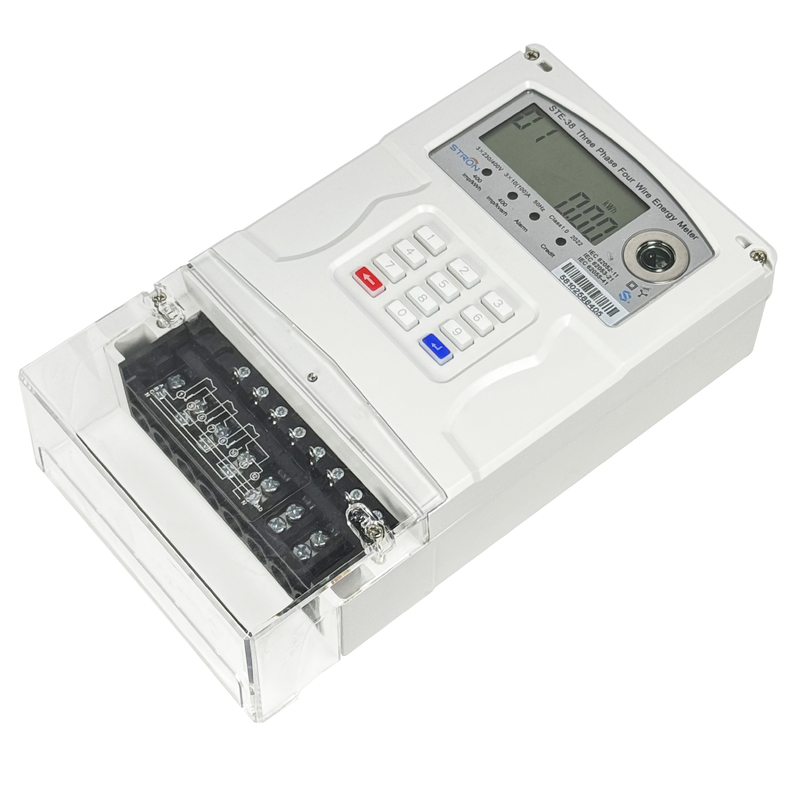 Lớp phản ứng 2.0 Máy tính điện trả trước thông minh với dòng điện cơ bản 10A và hằng số năng lượng hoạt động 400imp/kWh