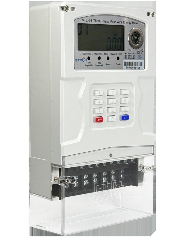 Đồng hồ điện thông minh 100A Dòng điện tối đa Cấp chính xác năng lượng 2.0 để đo năng lượng chính xác