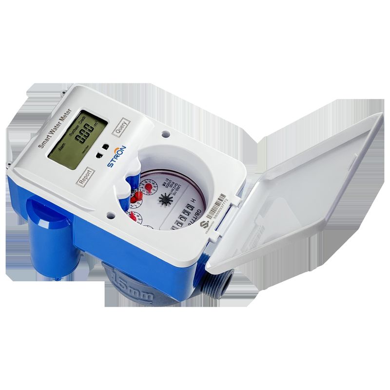 Đồng hồ nước thông minh với thời gian lưu trữ dữ liệu trên 10 năm, hiển thị số dư tín dụng và các tùy chọn giao tiếp LORA RF