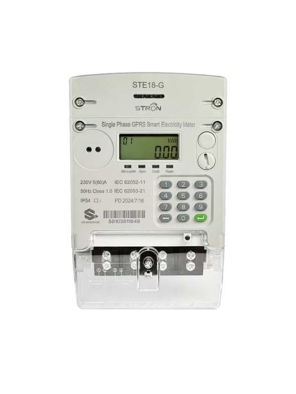 Khám phá giả mạo cho phép GPRS Meter trả trước với điều khiển từ xa 4g 3 giai đoạn Shunt Energy Monitor trên bàn phím DIN Rail Input Way