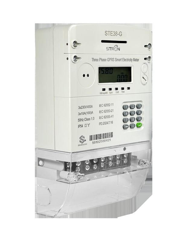 Phạm vi nhiệt độ 0-50°C Máy đo điện trả trước thông minh với phát hiện giả mạo và lối nhập bàn phím