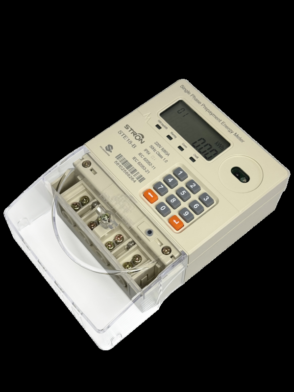 IP54 Smart Multi Tariff/Anti-tamper/Power-limit Prepaid Keypad Single Phase Electricity Meter Với phần mềm bán hàng