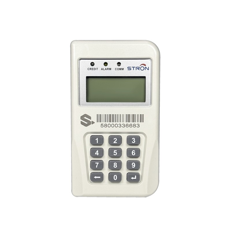 STS Standard Prepaid Water Meter with 1km Measurement Range 84 Flow Rate and Grey Color DN15 IP68