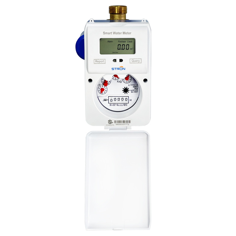 Smart Water Meter with LCD Display Threaded Connectivity and OEM/ODM Support STS Standard Prepaid Water Meter