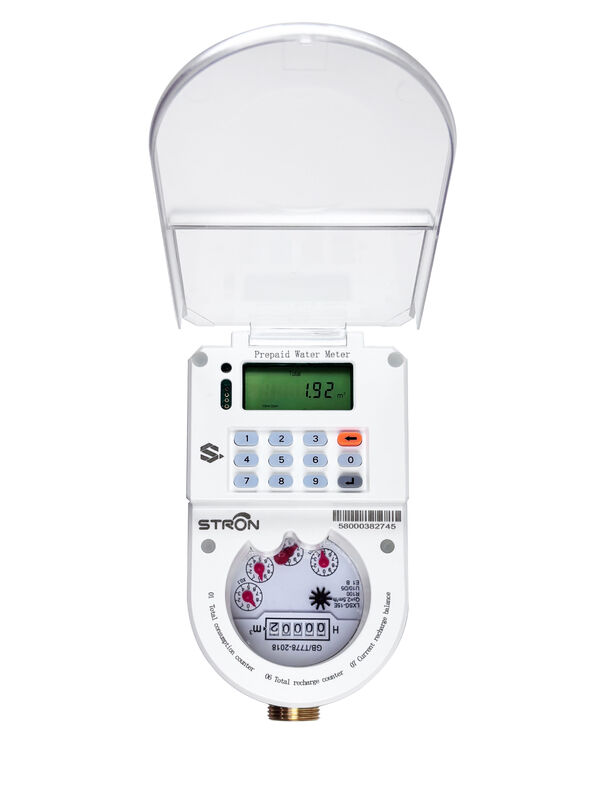 STS Prepaid Keypad Smart Water Meter DN15/DN20/DN25 với Auto Cutoff và chống nước IP68 cho sử dụng trong nhà