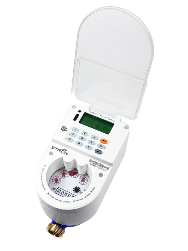 STS Prepaid Keypad Smart Water Meter DN15/DN20/DN25 với Auto Cutoff và chống nước IP68 cho sử dụng trong nhà
