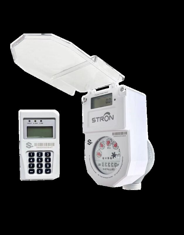 Đồng hồ đo nước lạnh 0 đến 40 độ C Đồng hồ nước thông minh có Giao thức truyền thông LoRaWAN cho các Giải pháp theo dõi tiêu thụ nước