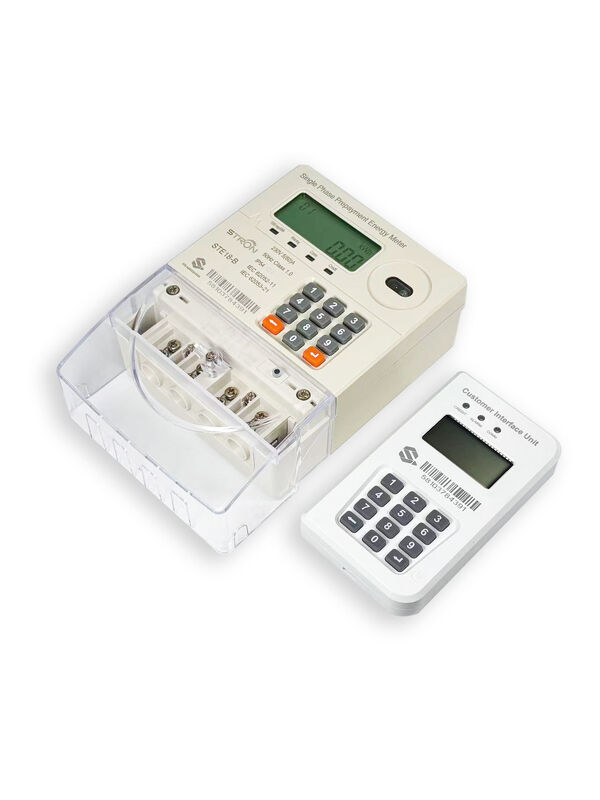 Máy đo điện trả trước thông minh với RF Remote Reading Split Meter Design và STS Standard Prepayment