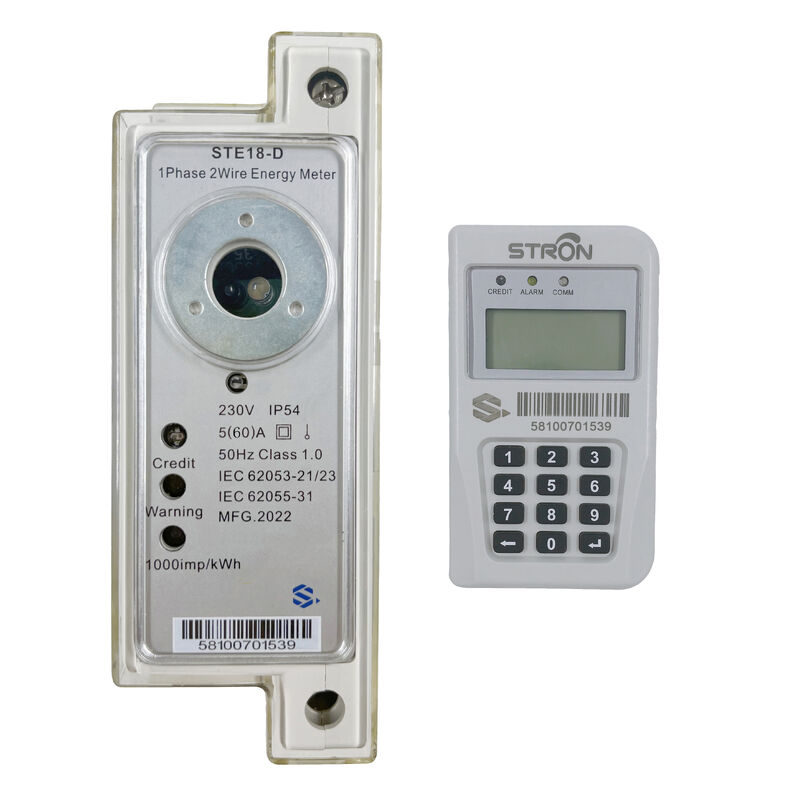 Đồng hồ đo điện trả trước một pha IP54 gắn thanh ray DIN hỗ trợ các giao thức PLC, LoRa, RF và hai dây
Độ chính xác Cấp 1
Được tối ưu hóa cho và Hiệu chuẩn Đồng hồ đo điện