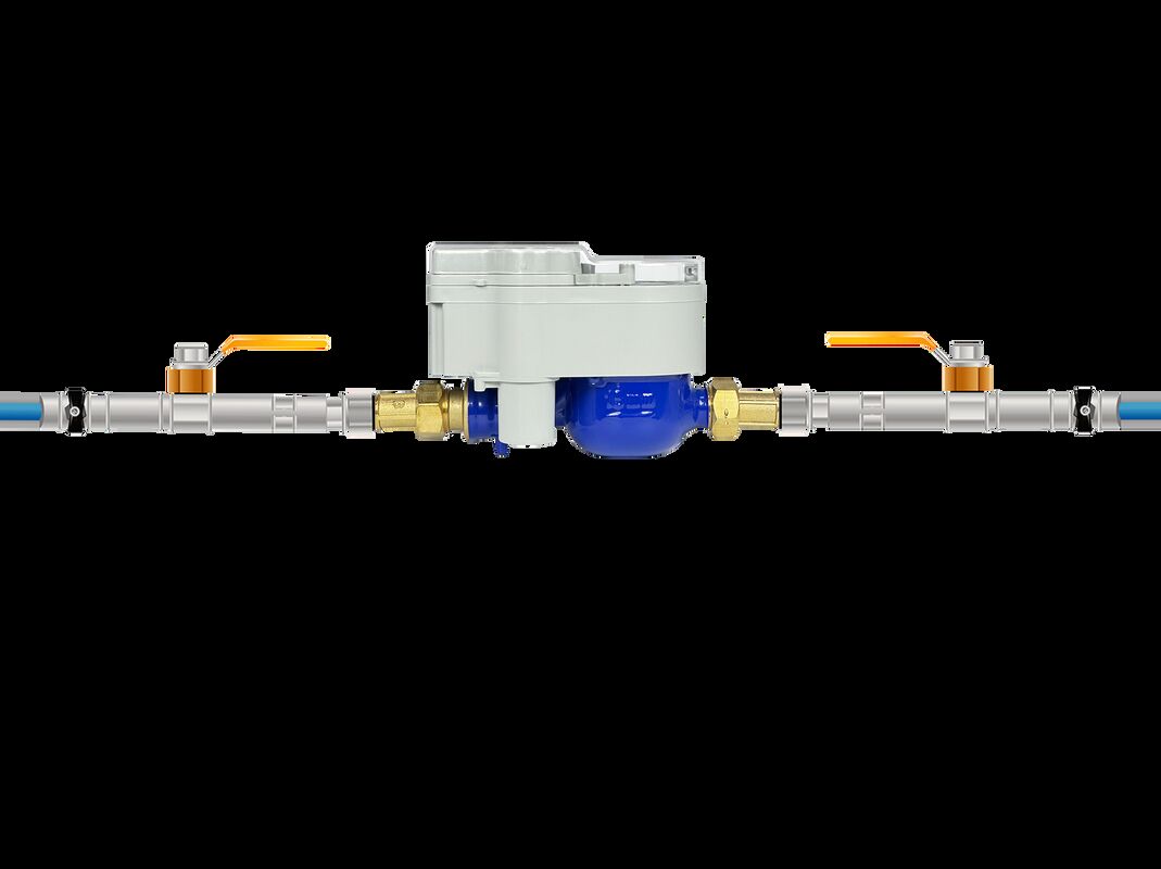 Bảo vệ lớp II Máy đếm nước trả trước Nhiệt độ hoạt động Tối thiểu 10 đến 55 độ C Khối hợp 1,2 kg Hoàn hảo để theo dõi việc sử dụng nước