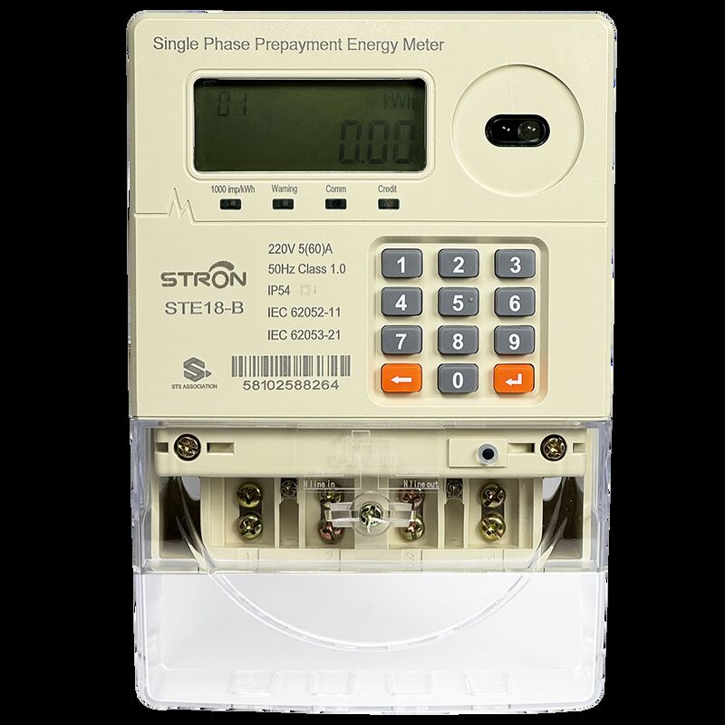 Loại token trả trước Smart Prepaid Electricity Meter Featuring Unlimited Capacity cùng với Stronpay Vending Software cho việc sử dụng năng lượng