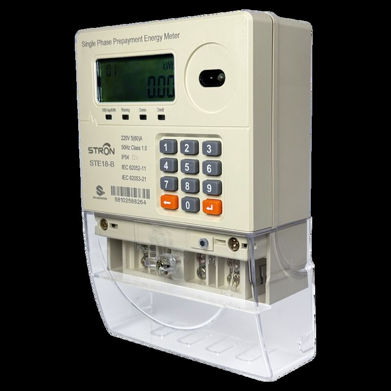 Máy đo điện trả trước thông minh với hệ thống chuyển tiếp tự động bị ngắt khi tín dụng đạt mức không đảm bảo dịch vụ điện trả trước an toàn và an toàn