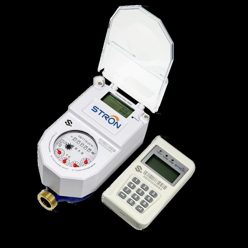 Máy đo nước trả trước Multi-Jet STS. IP68, màn hình LCD, Quản lý trả trước Máy đo nước thông minh thiết bị tích hợp cao được thiết kế để đo chính xác và truyền dữ liệu