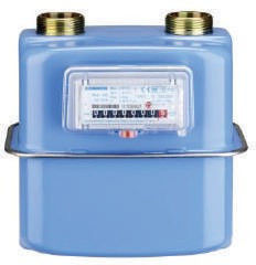 Đồng hồ đo lưu lượng khí nhỏ gọn hai ống 0,8L, Đồng hồ đo khí dạng màng 1,6m3 / H