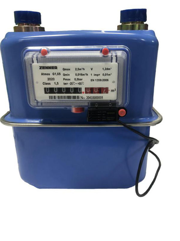 Đồng hồ đo lưu lượng khí chính xác cao G4S 0.5Bar 1.2L Chống ăn mòn