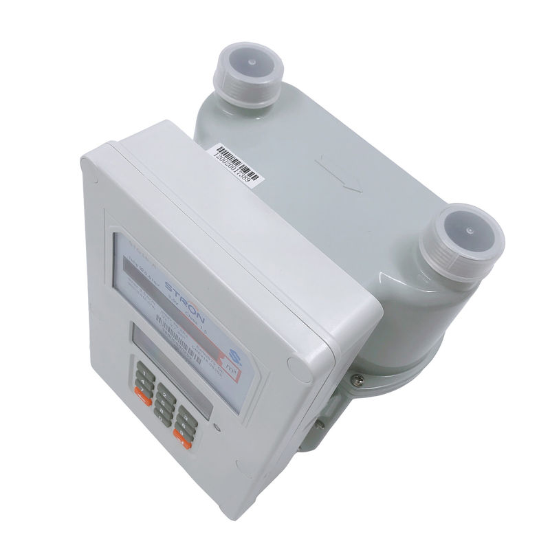 Đồng hồ đo khí đốt dân dụng đọc 1,6m3 / H, ISO9001 Thanh toán khi bạn đi đồng hồ đo khí và điện