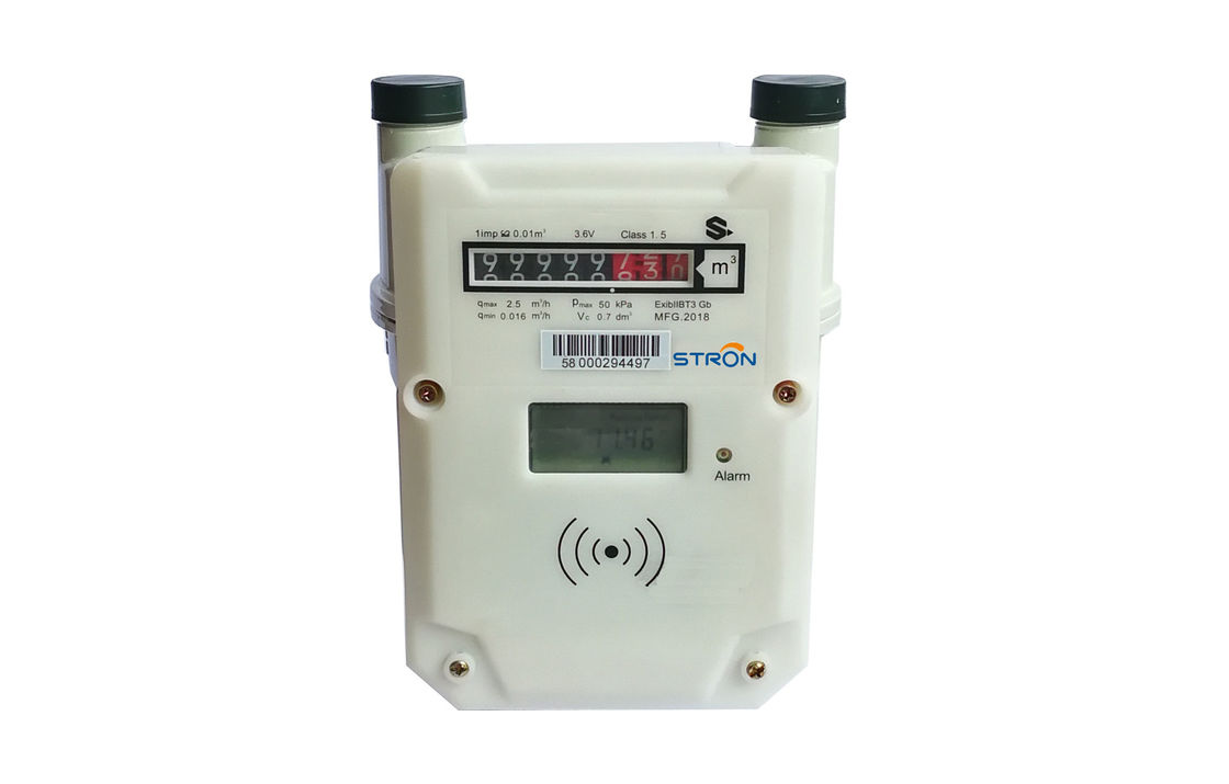 Thẻ IC IP67 G2.5 4L Đồng hồ đo khí thông minh Đọc từ xa với thiết bị LORA-RF