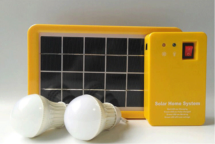 3W năng lượng mặt trời lithium hệ thống nhỏ 2 bóng đèn ánh sáng ngoài trời cắm trại ánh sáng du lịch