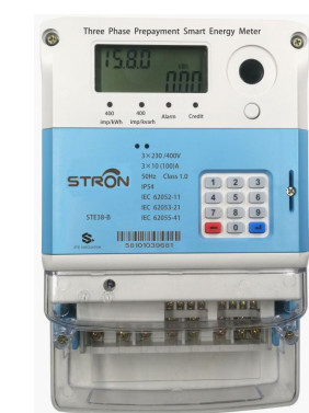 Đồng hồ đo năng lượng kỹ thuật số một pha 80A, Đồng hồ đo điện trả trước 230V