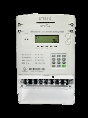 3 * 230V điện áp danh nghĩa Smart Prepaid Electricity Meter với khả năng tương thích mạng 2G và 4G Các tùy chọn truyền thông có dây và không dây