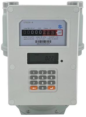 Máy đo khí đốt trả trước tiêu chuẩn STS - hỗ trợ sạc lại M-PESA, giám sát từ xa NB-IoT, chống giả mạo cho sử dụng tại nhà