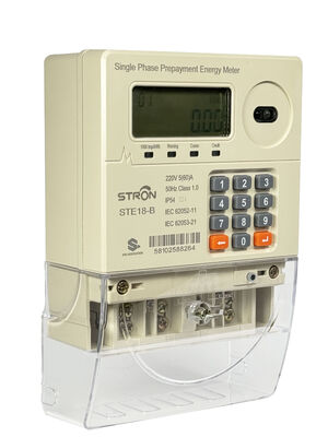 STS Một pha M-PESA Keypad Smart Prepaid Electricity Meter với màn hình LCD và độ chính xác lớp 1