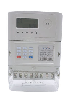 Bàn phím trả trước tiêu chuẩn Stron STS Đồng hồ đo điện một pha Hotsale