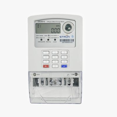 Bàn phím trả trước STS Đồng hồ đo điện một pha