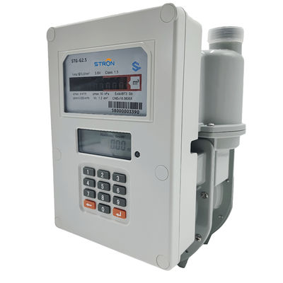 Đồng hồ đo khí trả trước chống giả mạo IP67, Đồng hồ đo lưu lượng khí di động 1.6m3 / H