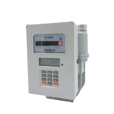 Đồng hồ đo khí trả trước bằng thép, Thanh toán thông minh 1.6m3 / H khi bạn chuyển sang đồng hồ