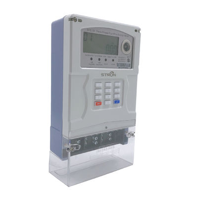loại bàn phím đồng hồ điện thông minh ba pha trả trước tiêu chuẩn sts với mô-đun LORA-RF
