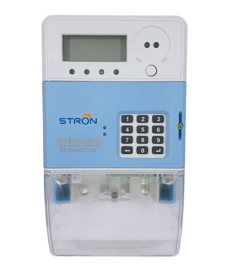 Đồng hồ đo điện trả trước thông minh một pha 60HZ 8kV Tiêu chuẩn STS