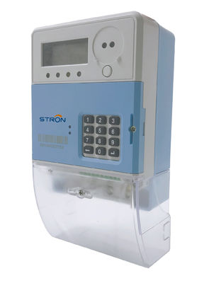Đồng hồ đo năng lượng điện tử một pha IP54 80A với hệ thống AMI