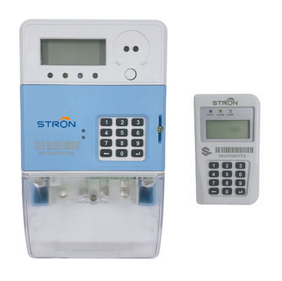 Máy đo năng lượng trả trước không dây 230V, Máy đo năng lượng điện tử một pha 60HZ