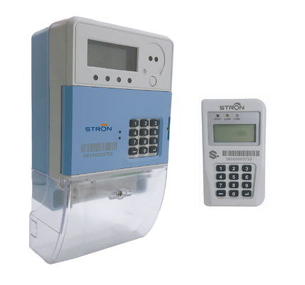 Đồng hồ đo Kwh một pha ISO 9001, Đồng hồ thông minh điện trả trước 80mA
