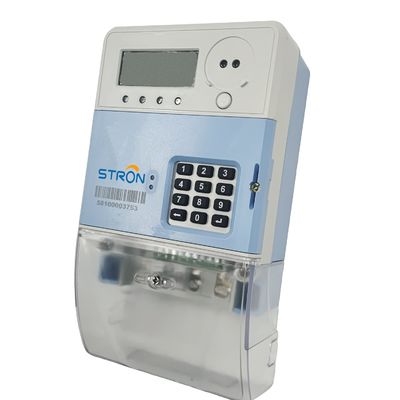 Đồng hồ đo điện trả trước thông minh một pha RS232 900MHz không thấm nước