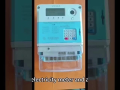 Máy đếm năng lượng kỹ thuật số đơn pha 80A, Máy đếm điện thông minh trả trước 230V